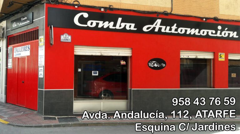 Exterior de Talleres Comba Automoción en Atarfe Exterior de Talleres Comba Automoción en Atarfe