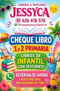 Usa tu chequelibro en Librería Jessyca Atarfe