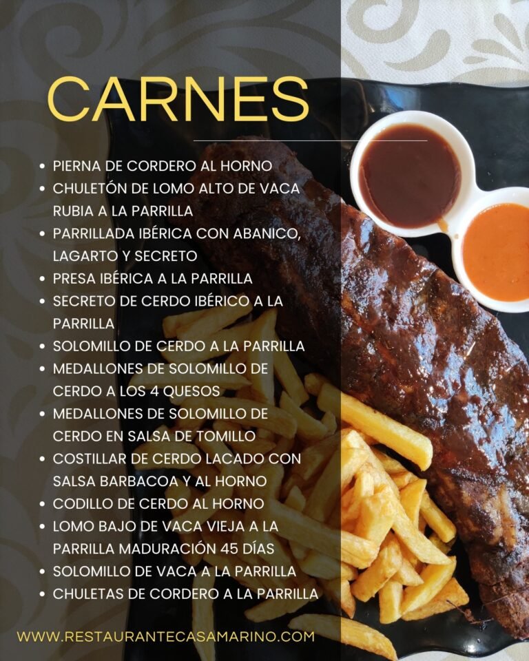 Sugerencias de carnes